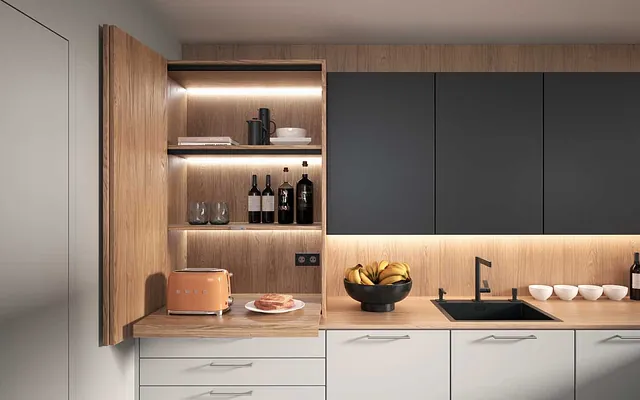 Aufsatzfalttürschrank 