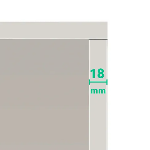 Bei DAN – Der Standardkorpus mit 18mm.