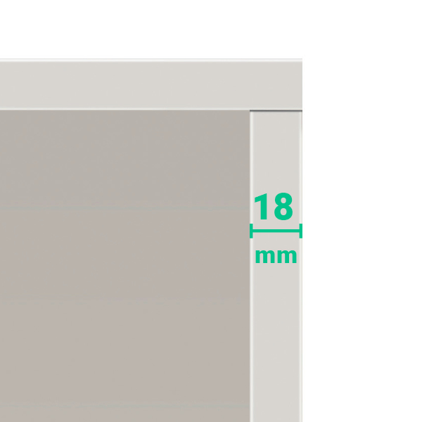Bei DAN – Der Standardkorpus mit 18mm.